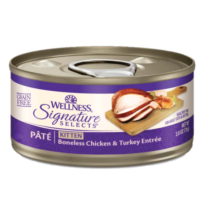 WELLNESS 貓罐頭 無穀物S.S.名廚精選系列 幼貓成長配方 5.3oz 150g (5089) (圖片2)