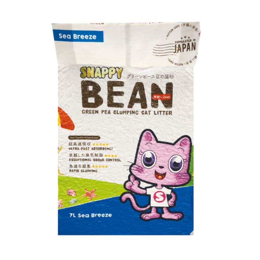 SNAPPY BEAN 豌豆纖維海洋清香 豆腐貓砂 7L (SJ7B) (圖片2)