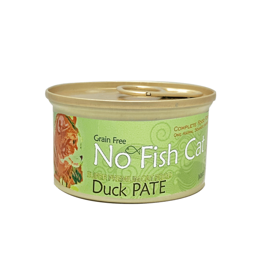 No Fish Cat不吃魚的貓 貓罐頭 主食罐 鴨肉肉醬 85g (NFC85DU) (圖片2)