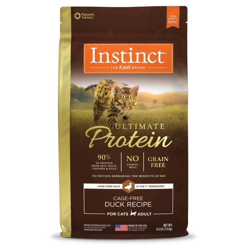 Instinct 貓糧 本能 貓糧 無穀物頂級蛋白質系列 鴨肉配方 9lb (658542) (圖片2)