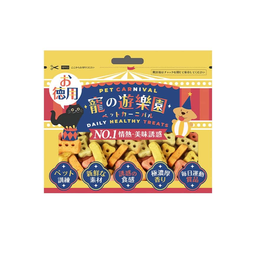 寵之遊樂園 狗零食 牛肉餅乾 歡樂裝 1包 (圖片2)