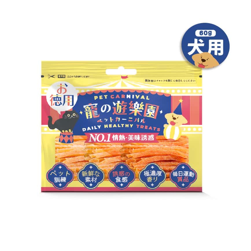 寵之遊樂園 狗零食 雞肉切條 歡樂裝 1包 (圖片2)