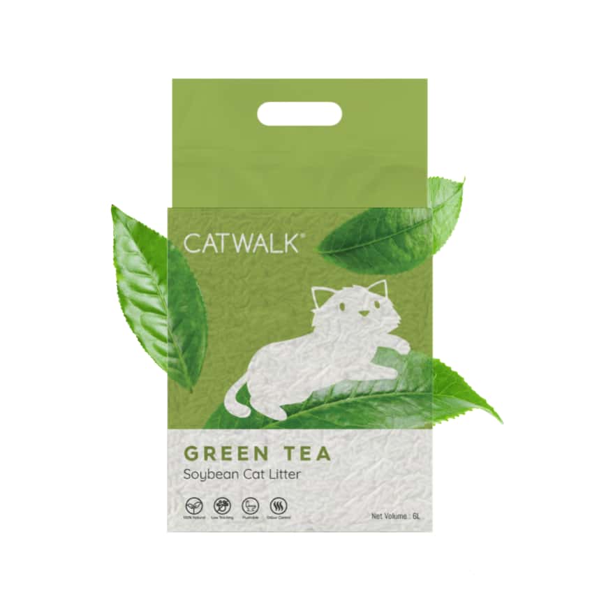 CATWALK 瞬間凝結 豆腐貓砂 綠茶 6L (CW-SG1) (圖片2)