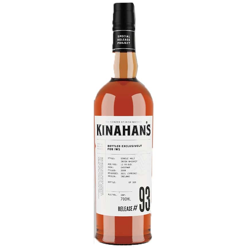 Kinahan's Single Malt Irish Whiskey 12yo (#93 Chestnut) 愛爾蘭⾦漢斯單⼀麥芽(粟子橡木)12年威士忌 700ml (圖片2)