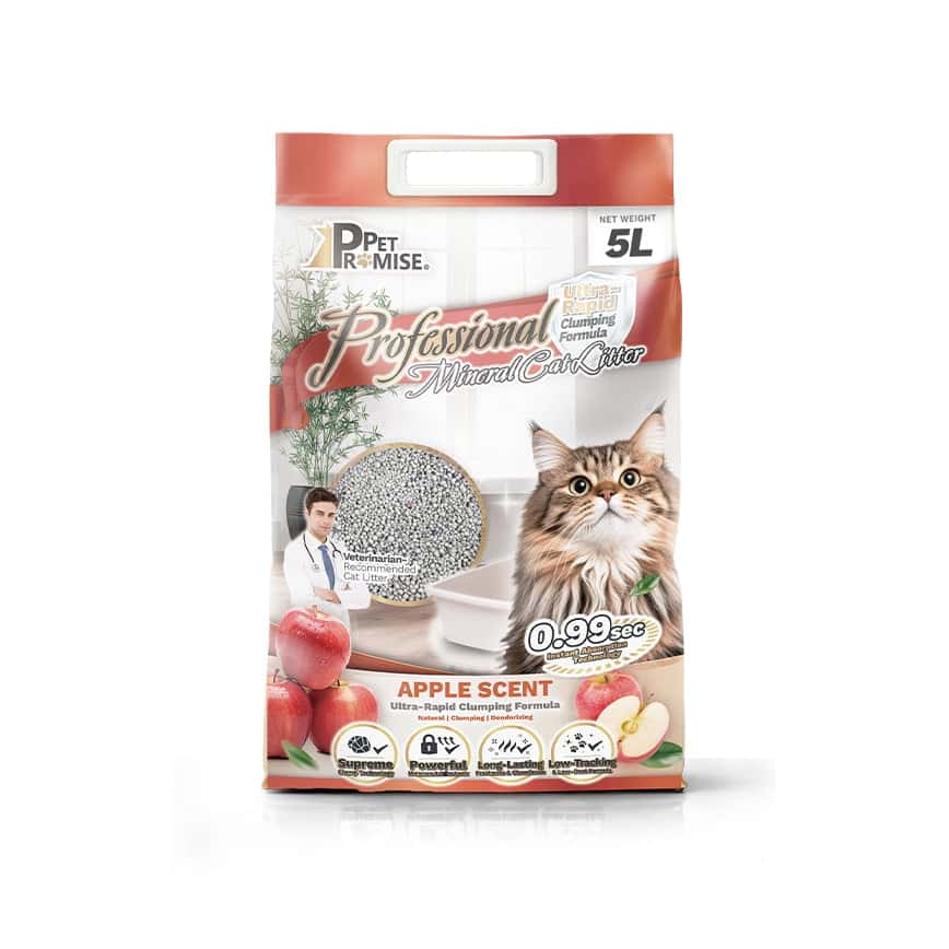 Pet Promise毛孩承諾 高級 礦物貓砂 蘋果味 5L - 原裝行貨 (圖片2)