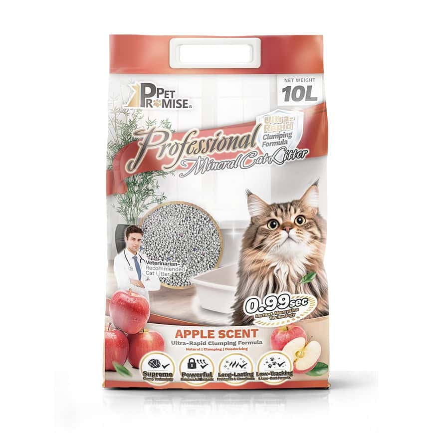 Pet Promise毛孩承諾 高級 礦物貓砂 蘋果味 10L - 原裝行貨 (圖片2)