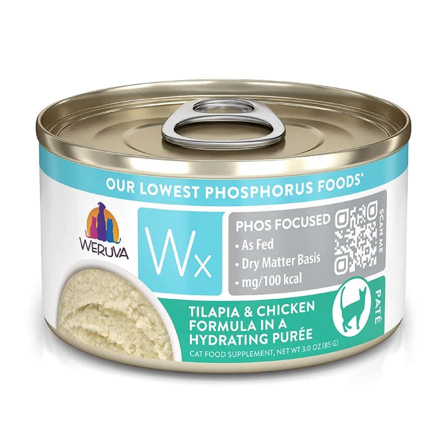 WeRuVa 貓罐頭 主食罐 Wx Phos Focused 系列 魚湯、吳郭魚、雞肉泥 3oz (003159) (圖片2)