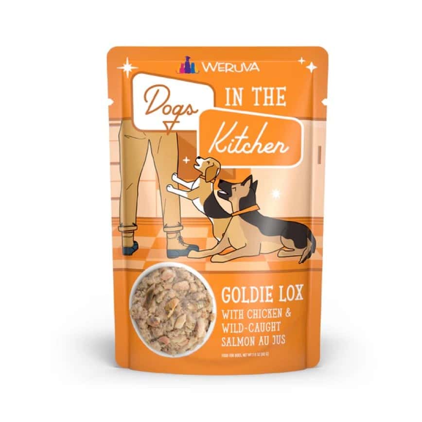 WeRuVa DITK pouch Goldie Lox with Chicken & Wild Caught Salmon Au Jus 2.8oz (003170) (圖片2)