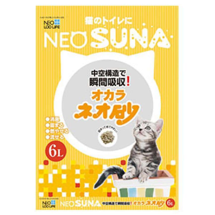 日本NEO SUNA通心 豆腐貓砂 6L (黃色) (圖片2)