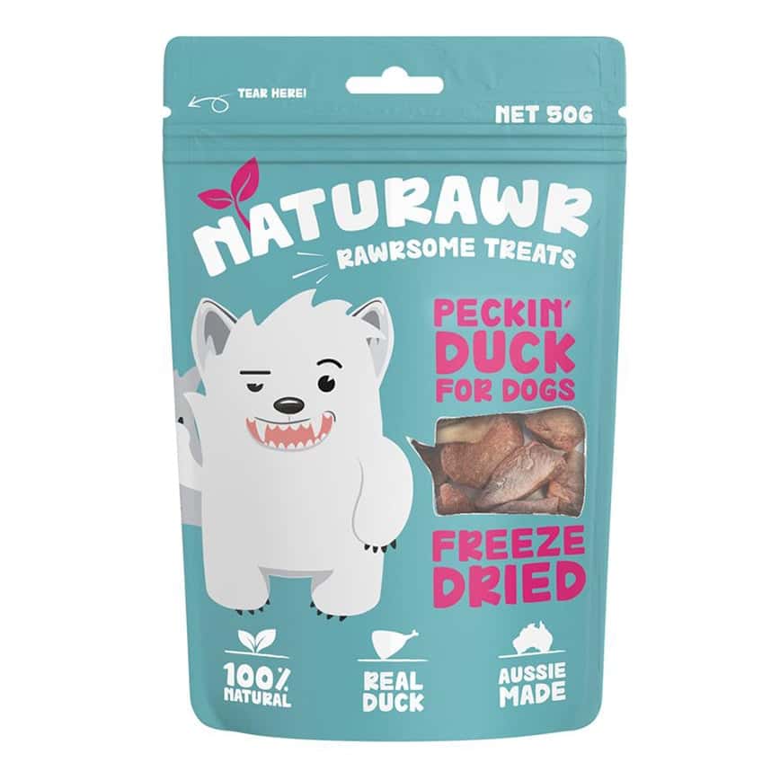 NATURAWR 犬用凍乾小食 鴨胗 鴨心 鴨肝 50g (NR-00077) (圖片2)