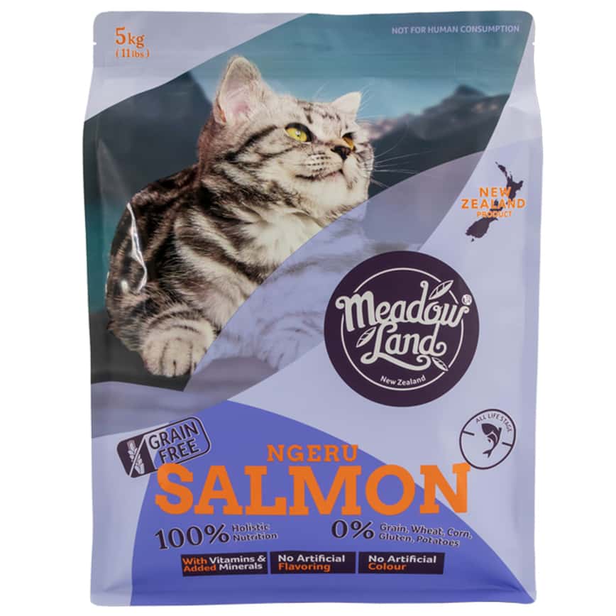 Meadowland 貓糧 美毛配方 三文魚 5kg (MCC016F/ML005C2) (圖片2)