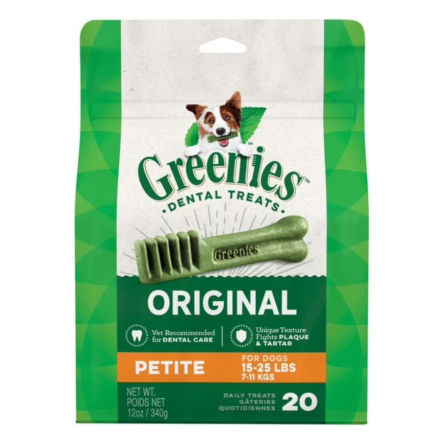 Greenies 狗零食 Original Petite 潔齒骨 迷你犬用 20支 12oz 10272502 (圖片2)