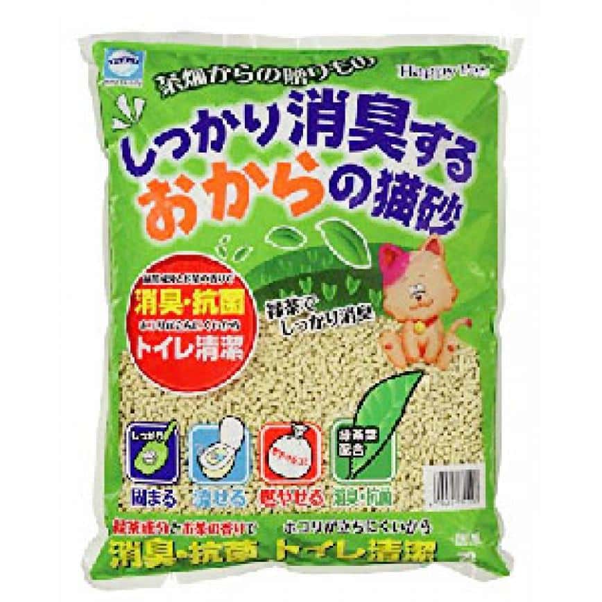 日本HappyPet大塚超強無塵綠茶 豆腐貓砂 7L (圖片2)