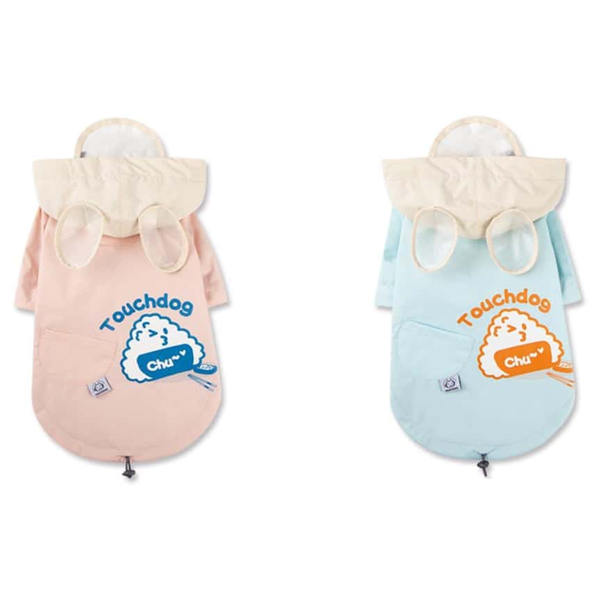 TOUCHDOG ⼩飯團寵物雨衣 L (顔色隨機)  (圖片2)