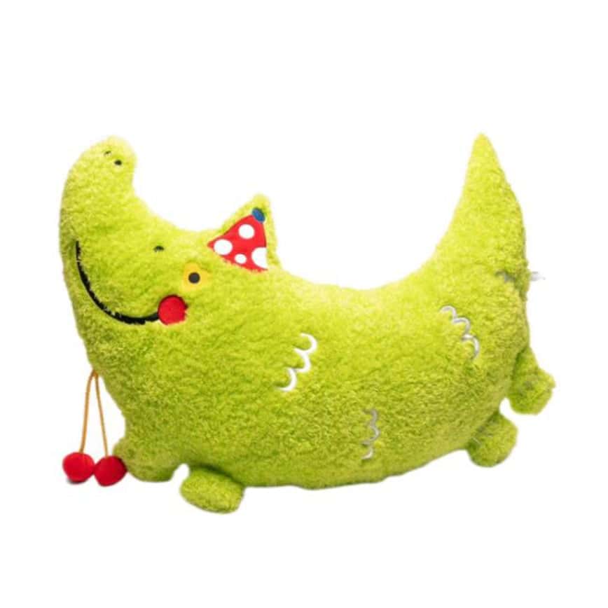 PETSVILLE ⾺卡⿓⼩動物靠墊系列 開⼼果鱷 51x33cm (P2330103C) (圖片2)