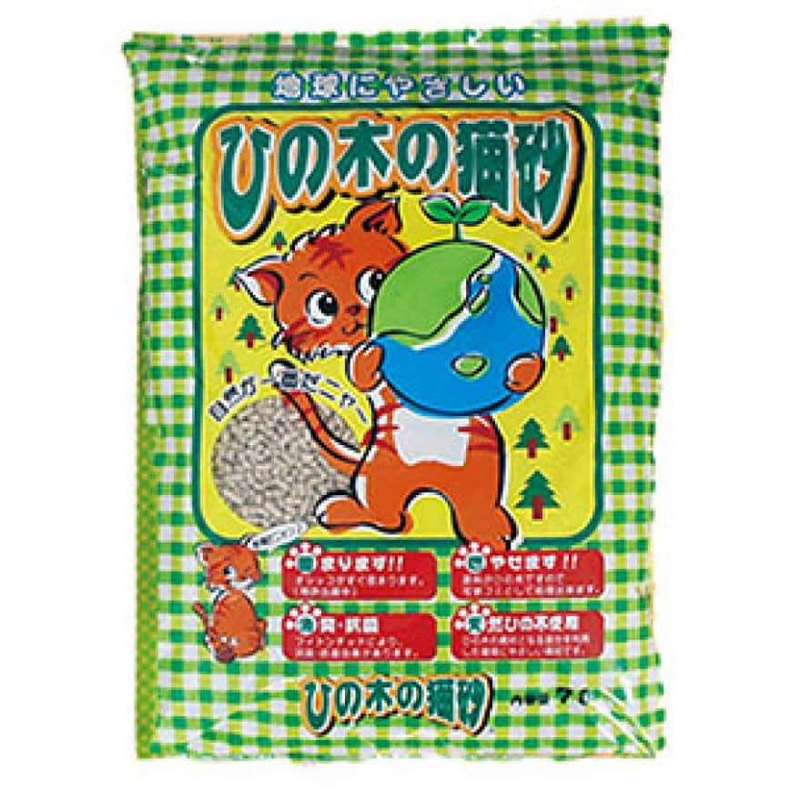 日本HINOKI 日野環保天然木の貓砂 7L (圖片2)