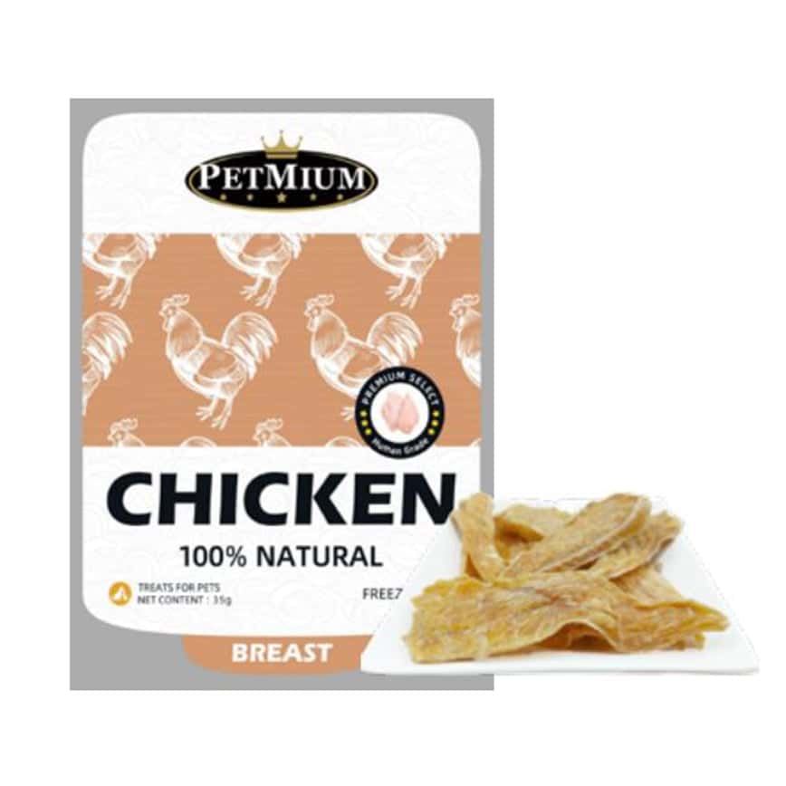 PETMIUM 貓狗小食 ⾵乾雞胸⾁ 50g (pm82194) (圖片2)