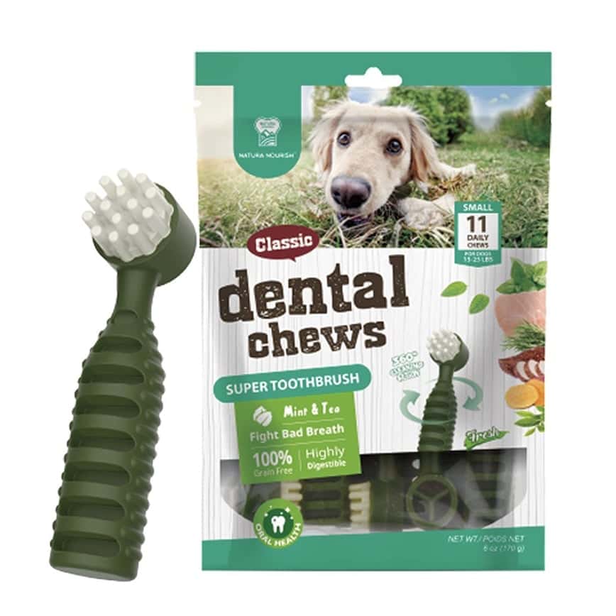 NATURA NOURISH Dental Chews 小型犬用 潔齒牙刷 薄荷味 170g (QF9015A)  (圖片2)