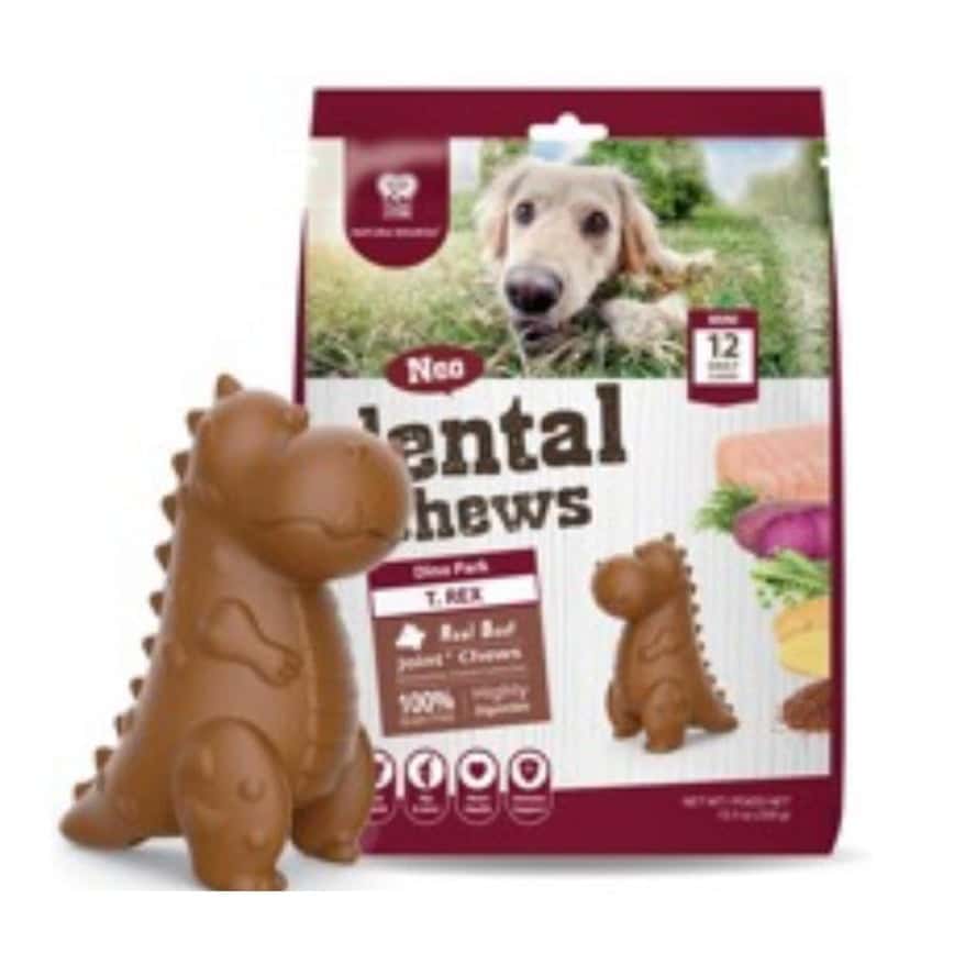 NATURA NOURISH Dental Chews 小型犬用 牛肉味潔齒暴龍 340g (FQA9055B) (圖片2)