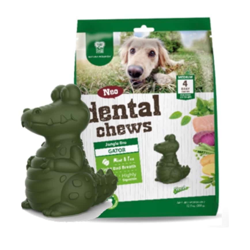 NATURA NOURISH Dental Chews 中大型犬用 薄荷味潔齒鰐魚 356g (QF9031A) (圖片2)