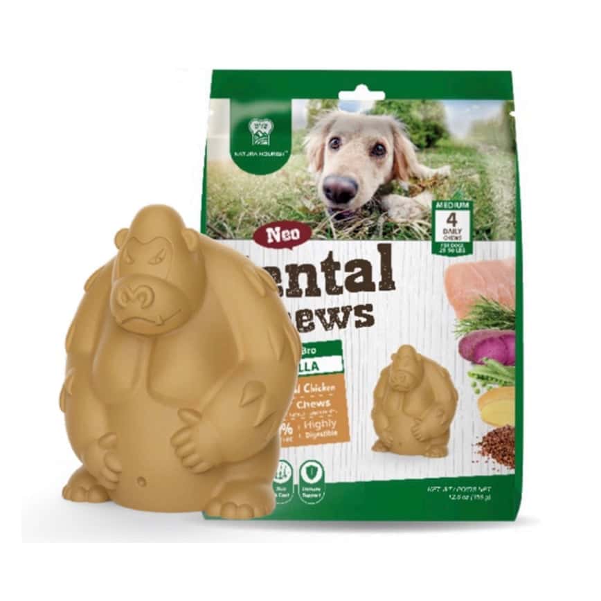 NATURA NOURISH Dental Chews 中大型犬用 雞肉味潔齒猩猩 356g (QF9030A)  (圖片2)