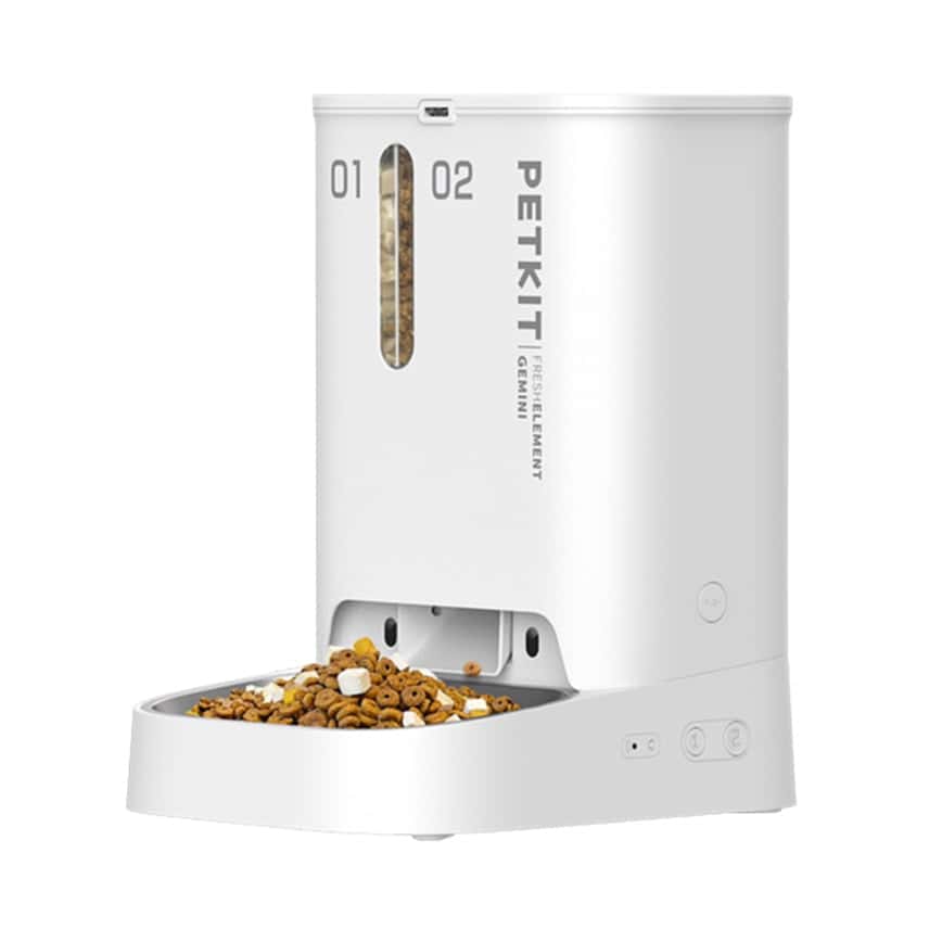 PETKIT Fresh Element Gemini 智能餵食器 白 2L + 3L (pkd5a) (圖片2)