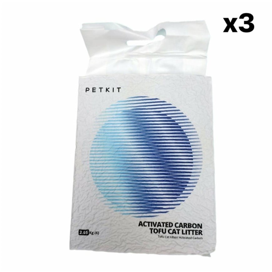 PETKIT 5合1活性碳除臭豆腐砂 18L (3包2.6kg/6L) (pkt2s) (圖片2)