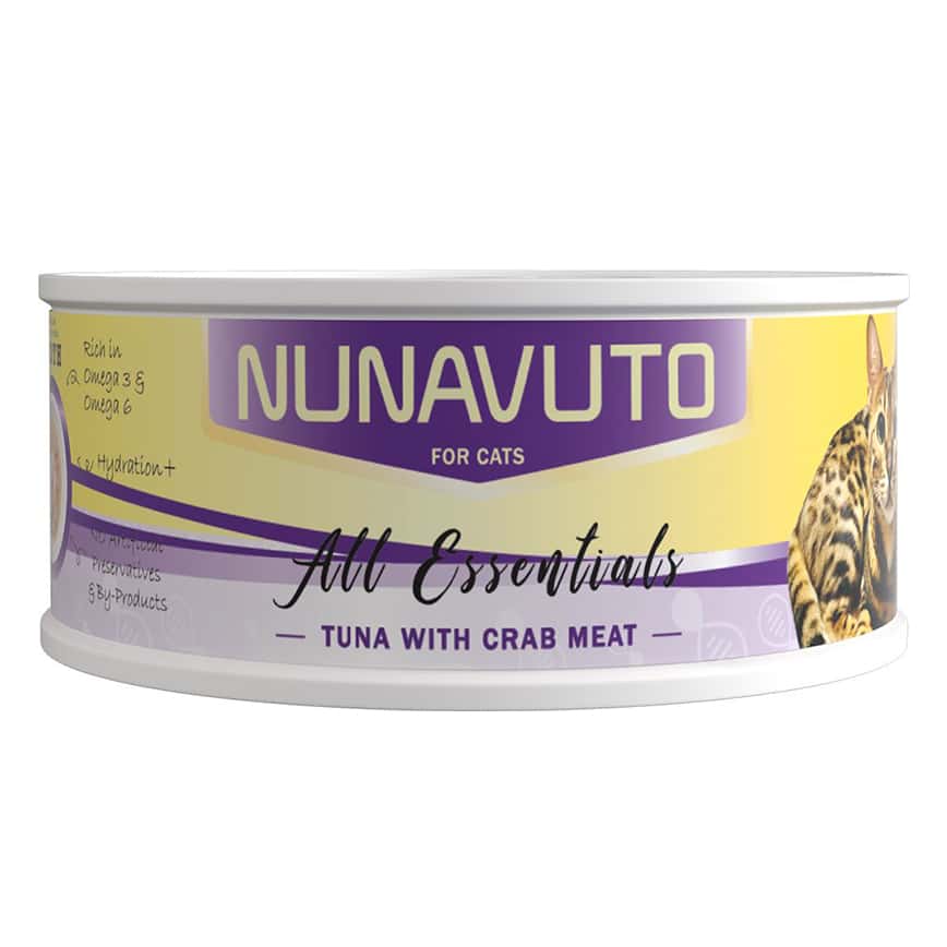 NUNAVUTO ALL Essentials 主食貓罐 濃湯系列 吞拿魚+蟹肉 75g (NU204288) (圖片2)