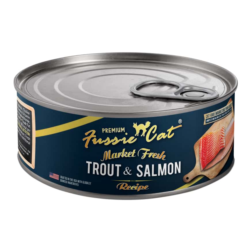 Fussie Cat 貓罐頭 主食貓罐頭 Market Fresh 鱒魚+三文魚 156g (FU-TSF) (圖片2)