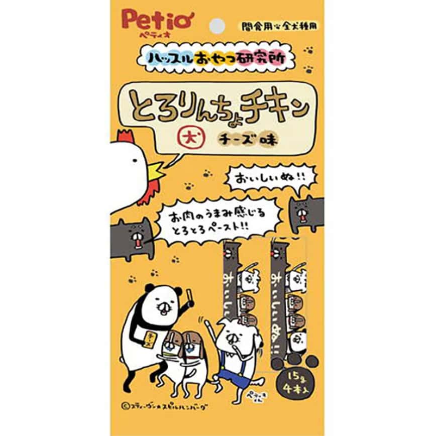 Petio 狗零食 水分補充雞肉肉醬 芝士味 15gx4本 (90503158) (圖片2)
