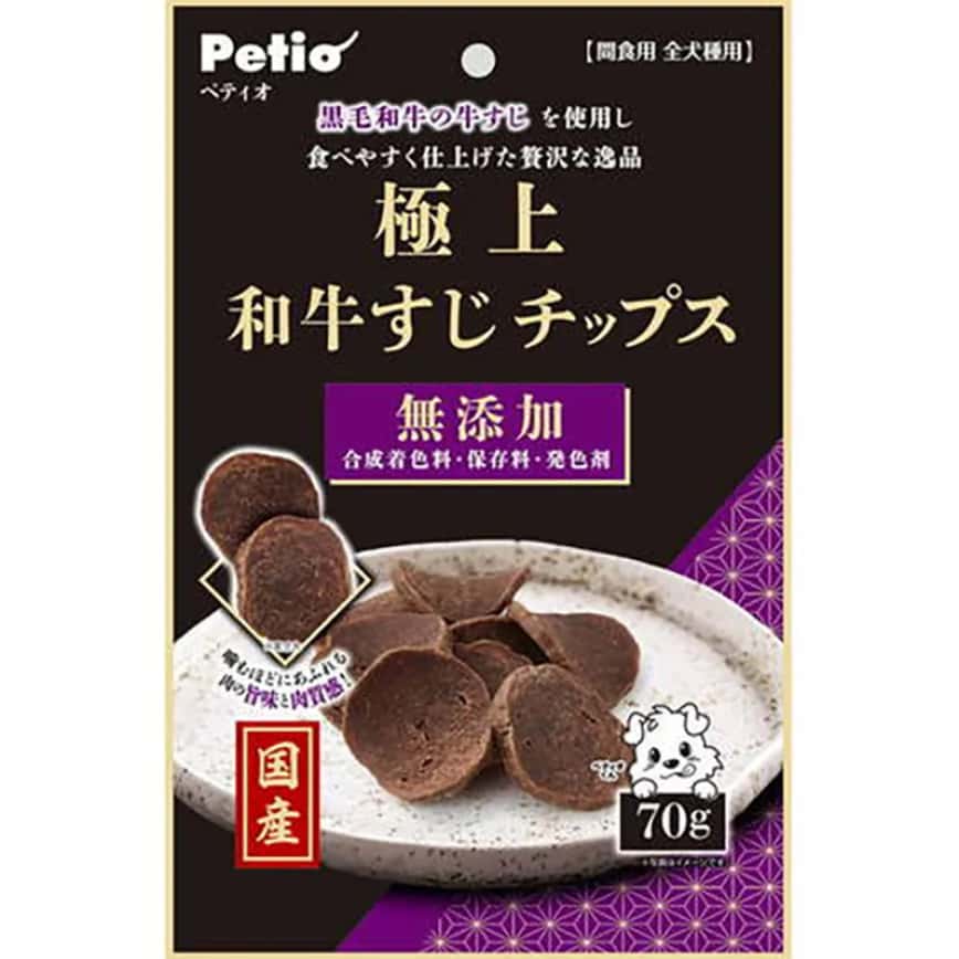 Petio 日本產 狗零食 極上風乾 黑毛和牛筋片 70g (90503306) (圖片2)