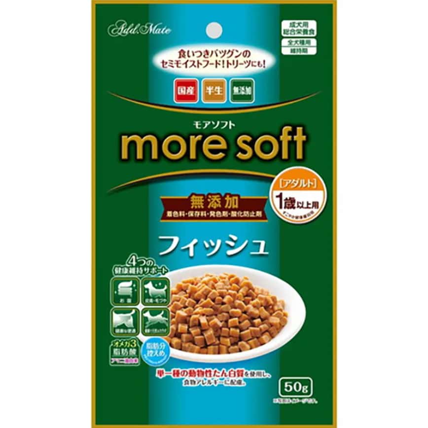 Petio Add Mate moresoft 狗小食 白身魚+野菜粒 50g (90503296) (圖片2)