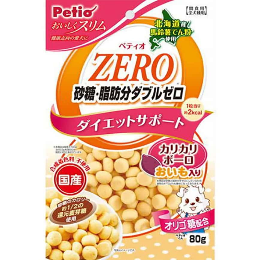 Petio 日本產 狗零食 零糖零脂肪 甘薯小饅頭餅乾 減肥配方 80g (90503287) (圖片2)