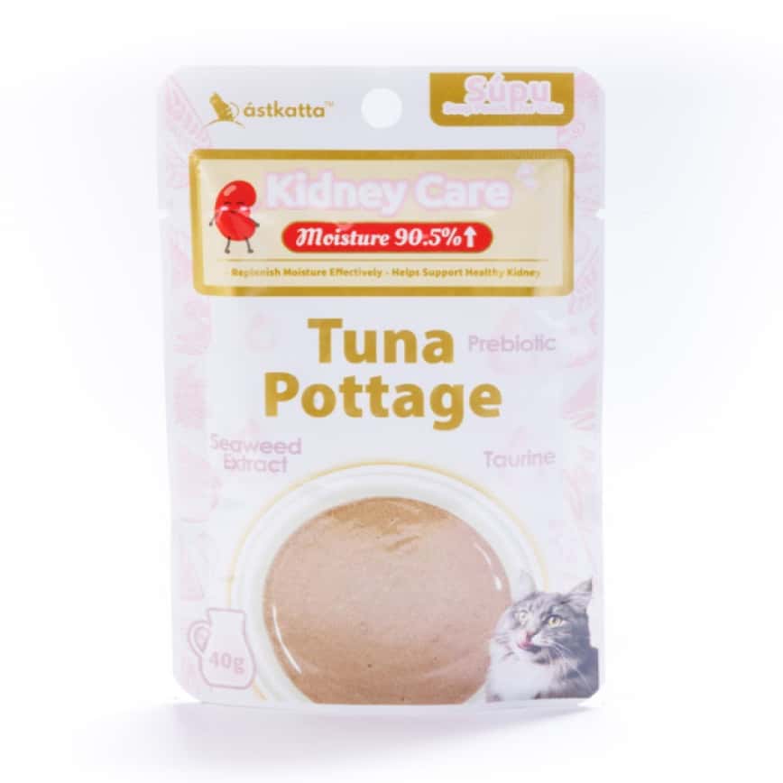 Astkatta 冰島罐 貓濕糧包 腎臟護理配方 吞拿魚湯包 40g (P00121-1) (圖片2)