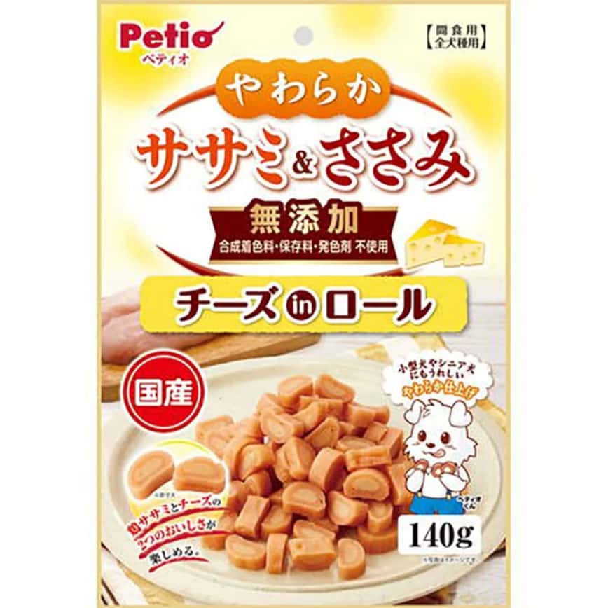 Petio 日本產 狗零食 無添加雞柳肉芝士卷粒粒 140g (90503138) (圖片2)