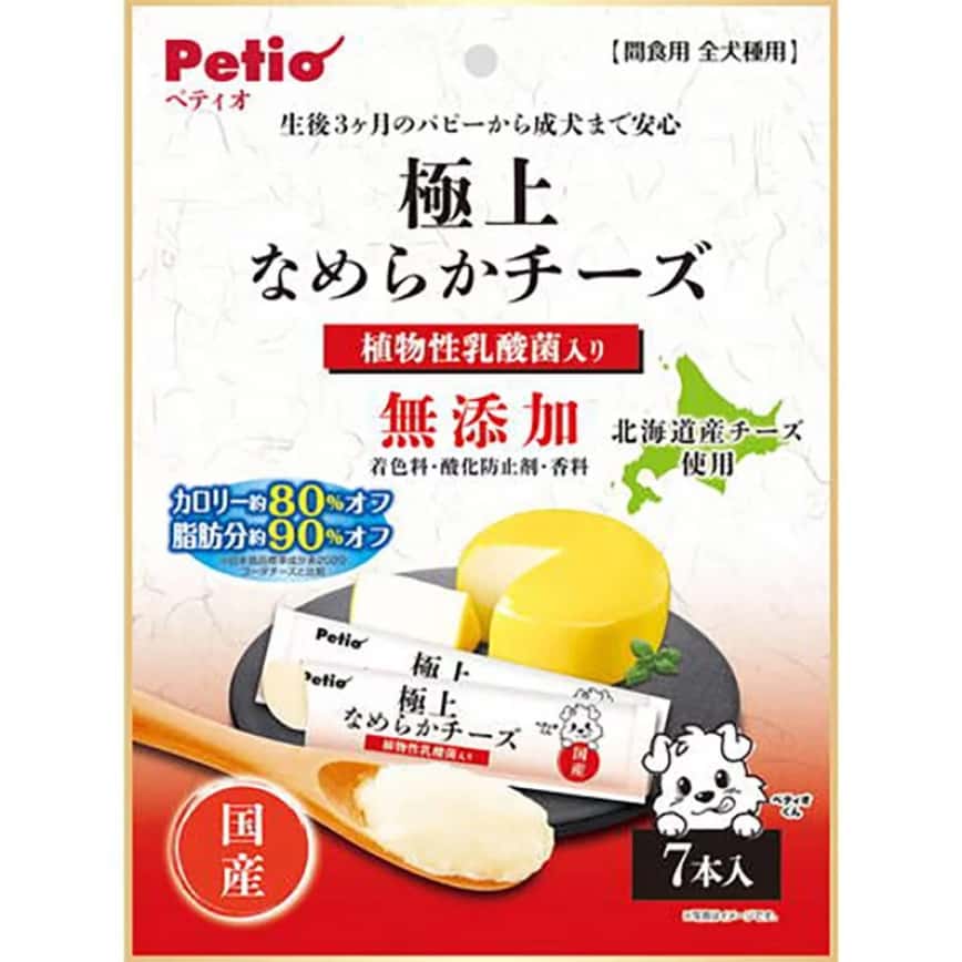 Petio 日本產 無添加 軟滑芝士醬(+乳酸菌・低脂低卡)7本入 (90503140) (圖片2)