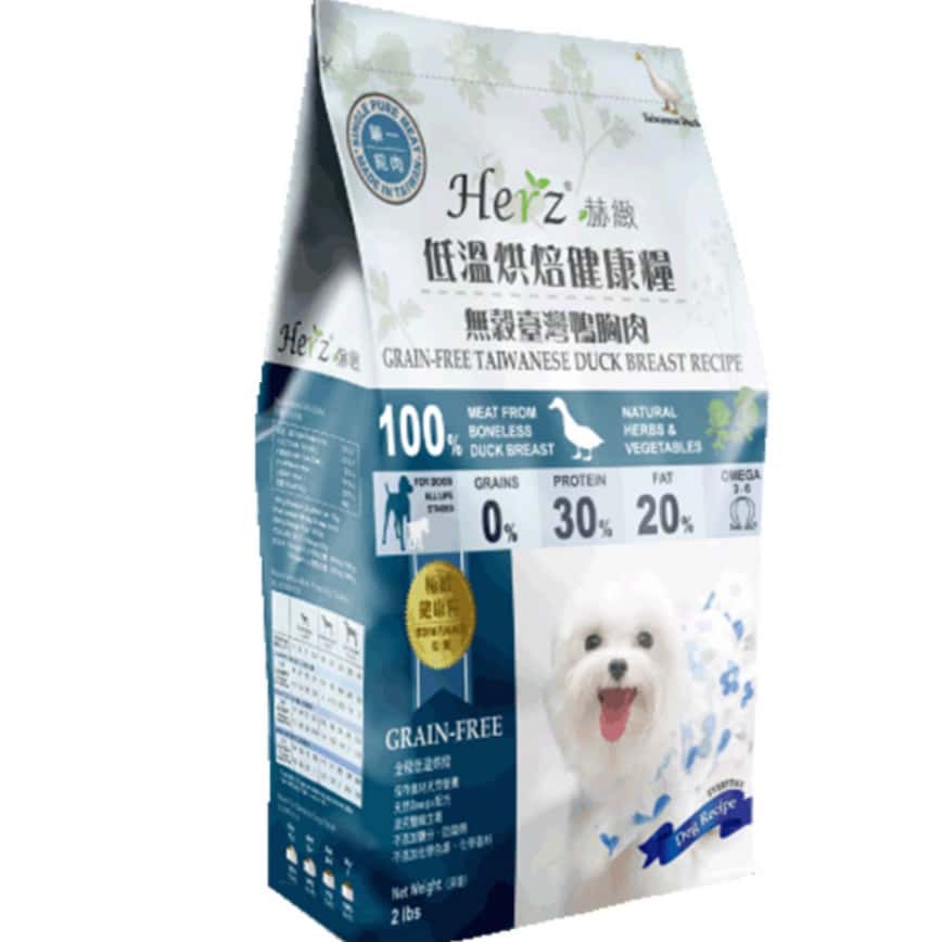 Herz赫緻 無穀物 臺灣鴨胸肉風乾狗糧 2lb (EZD031) (圖片2)