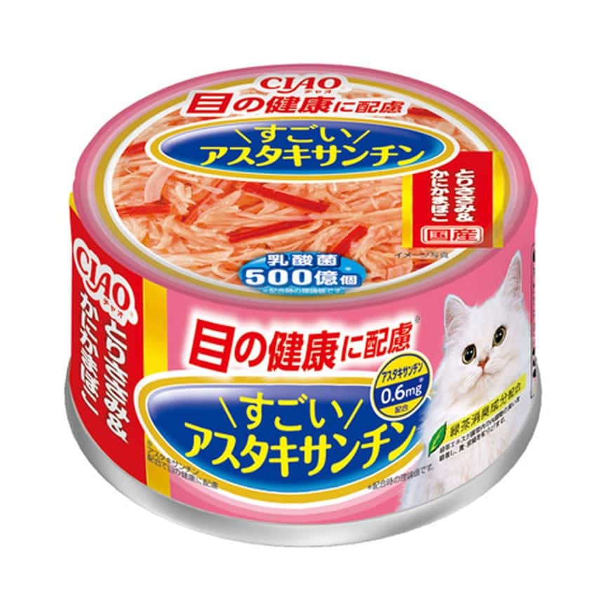 CIAO 貓罐頭 眼睛健康 雞肉及蟹柳味 80g (A-224) (圖片2)