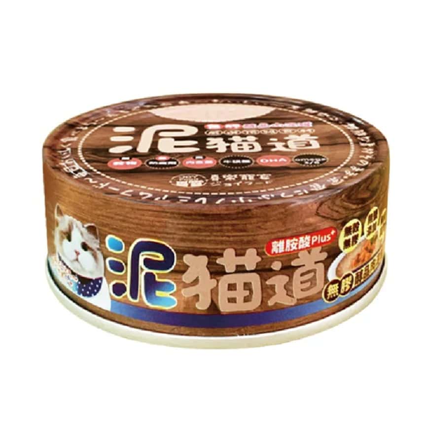 泥貓道 貓罐頭 副食罐 鮪魚+雞肉+乾貝 82g (8079)  (圖片2)