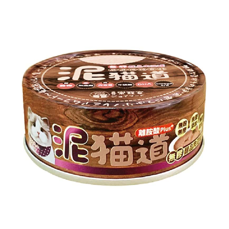 泥貓道 貓罐頭 副食罐 鮪魚+雞肉+蟹 82g (8048)  (圖片2)