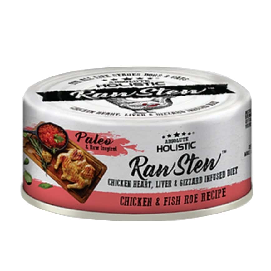 Absolute Holistic 貓狗罐頭 雞肉+飛魚子+雞肉精粹 80g (AH-7328)  (圖片2)