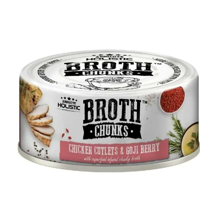 Absolute Holistic 貓狗罐頭 厚切雞塊+杞子油 80g (AH-5133)  (圖片2)
