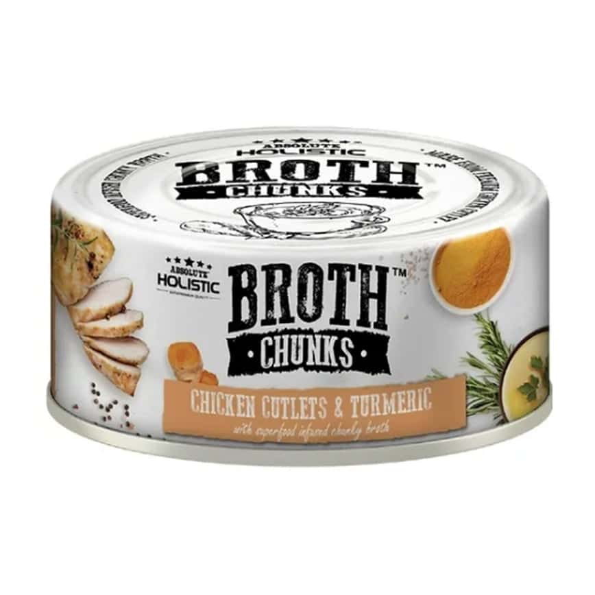 Absolute Holistic 貓狗罐頭 厚切雞塊+薑黃 80g (AH-5157)  (圖片2)
