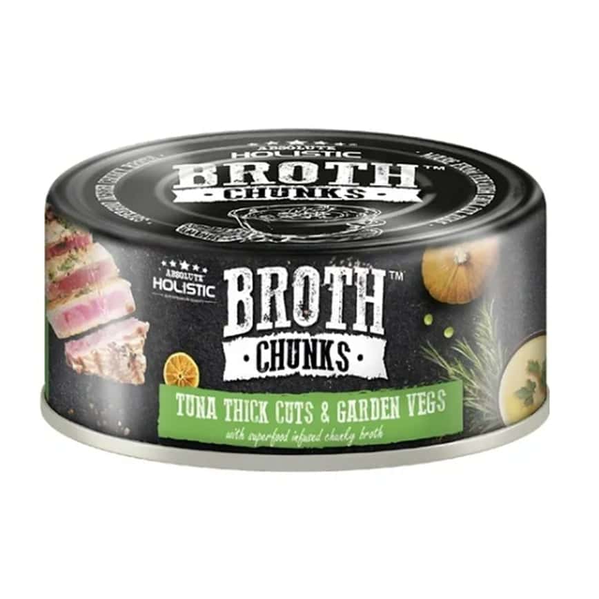 Absolute Holistic 貓狗罐頭 厚切吞拿魚+田園蔬菜 80g (AH-5164)  (圖片2)