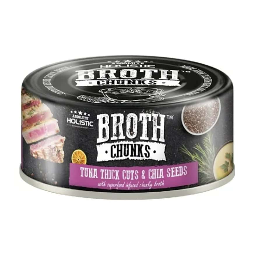 Absolute Holistic 貓狗罐頭 厚切吞拿魚+奇亞籽 80g (AH-5171)  (圖片2)