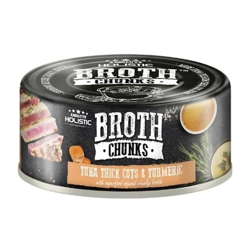 Absolute Holistic 貓狗罐頭 厚切吞拿魚+薑黃 80g (AH-5218)  (圖片2)