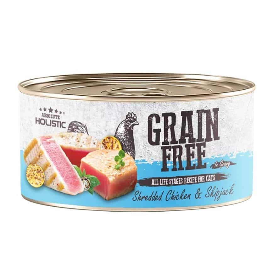 Absolute Holistic 貓罐頭 無穀雞肉+鰹魚 80g (AH-3986)  (圖片2)