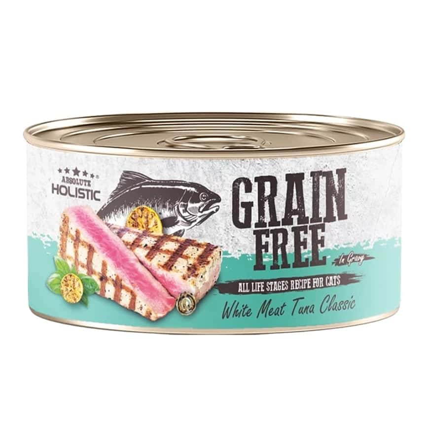 Absolute Holistic 貓罐頭 原味白肉吞拿魚 80g (AH-3894)  (圖片2)