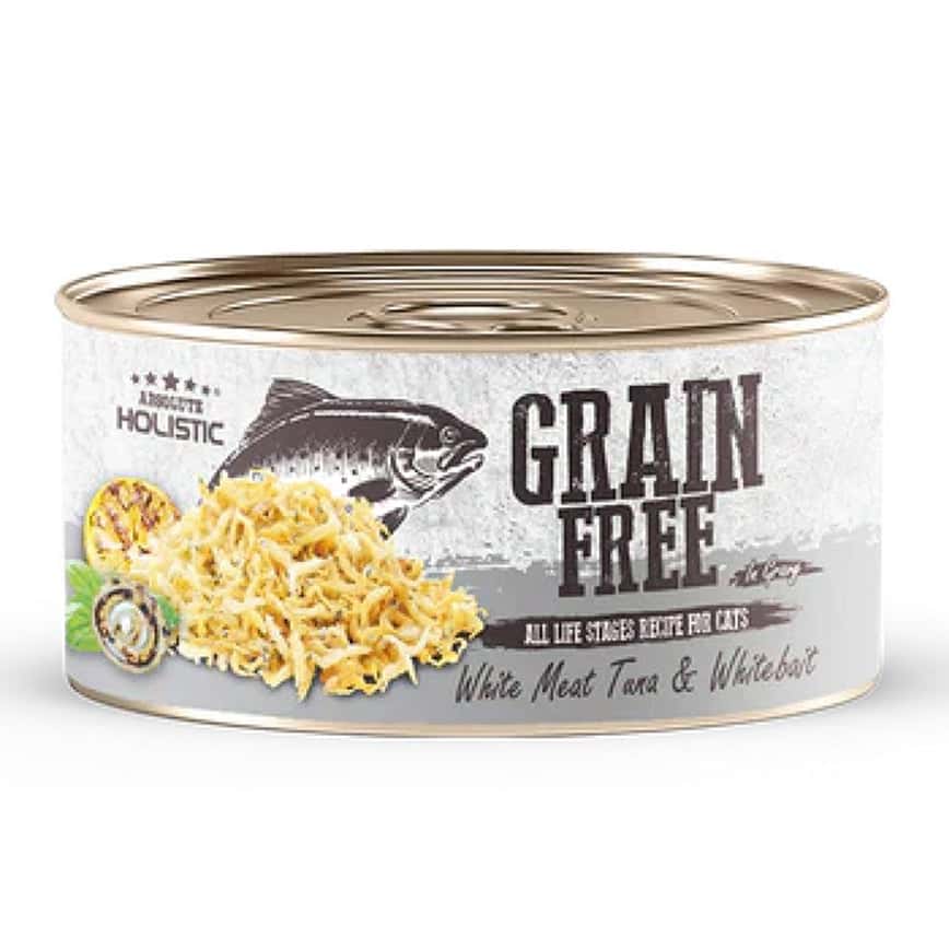 Absolute Holistic 貓罐頭 白肉吞拿魚+白飯魚 80g (AH-3917)  (圖片2)