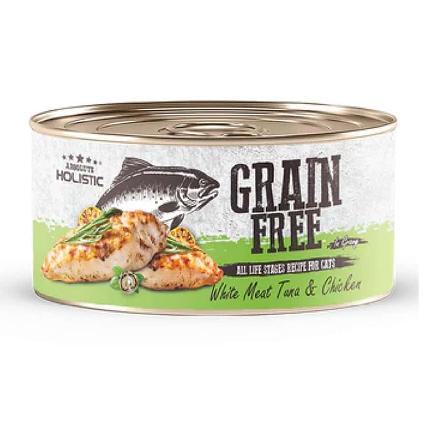 Absolute Holistic 貓罐頭 白肉吞拿魚+雞肉 80g (AH-3931)  (圖片2)